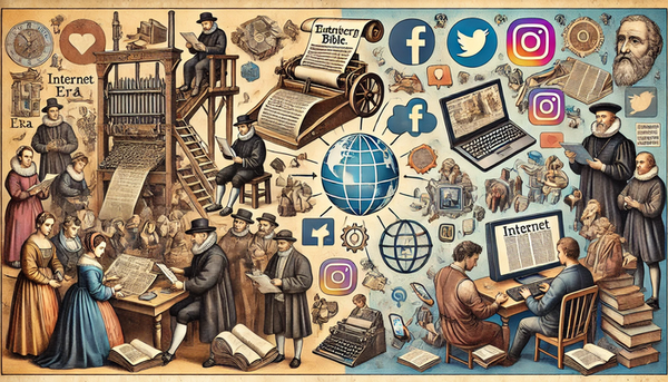 The Internet Era Is A Repeat Of The Printing Press & The Reformation